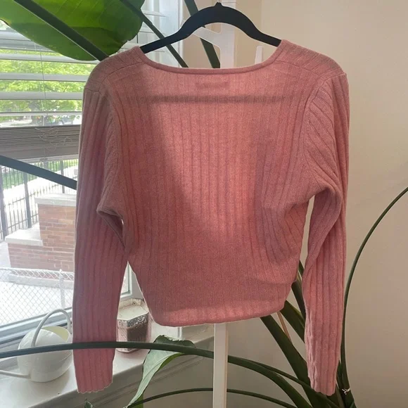 Like New: Reformation: cropped ballet-core cashmere - Picture 8 of 8